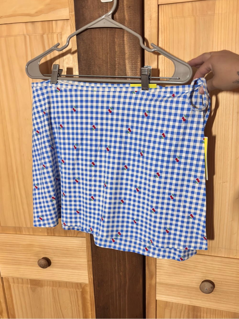 Cherry Wrap Skort